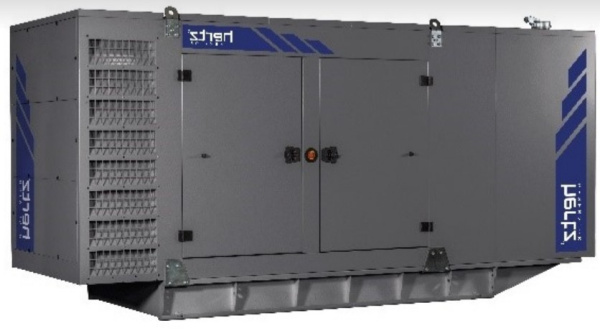 Дизельный генератор Hertz HG 500 DL в кожухе с АВР